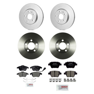Bosch® - QuietCast™ Premium Front and Rear Brake Kit with Ceramic Pads