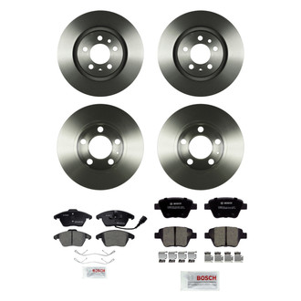 Bosch® - QuietCast™ Premium Front and Rear Brake Kit with Ceramic Pads
