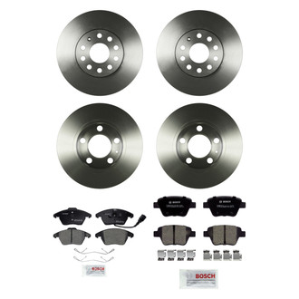 Bosch® - QuietCast™ Premium Front and Rear Brake Kit with Ceramic Pads