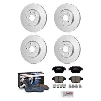 Bosch® - QuietCast™ Premium Front and Rear Brake Kit with Ceramic Pads