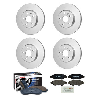 Bosch® - QuietCast™ Premium Front and Rear Brake Kit with Ceramic Pads