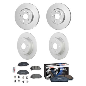 Bosch® - QuietCast™ Premium Front and Rear Brake Kit with Ceramic Pads