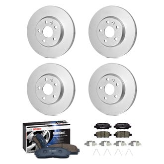 Bosch® - QuietCast™ Premium Front and Rear Brake Kit with Ceramic Pads