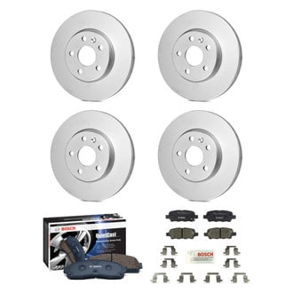 Bosch® - QuietCast™ Premium Front and Rear Brake Kit with Ceramic Pads