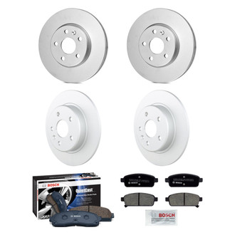 Bosch® - QuietCast™ Premium Front and Rear Brake Kit with Ceramic Pads