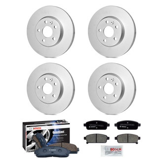 Bosch® - QuietCast™ Premium Front and Rear Brake Kit with Ceramic Pads