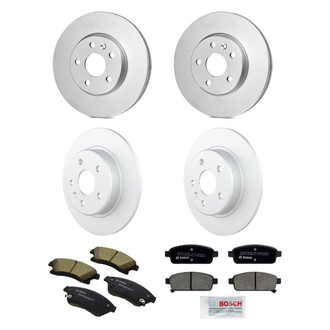 Bosch® - QuietCast™ Premium Front and Rear Brake Kit with Ceramic Pads