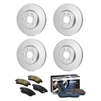 Bosch® - QuietCast™ Premium Front and Rear Brake Kit with Ceramic Pads