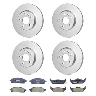Bosch® - QuietCast™ Premium Front and Rear Brake Kit with Organic Pads
