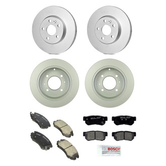 Bosch® - QuietCast™ Premium Front and Rear Brake Kit with Ceramic Pads