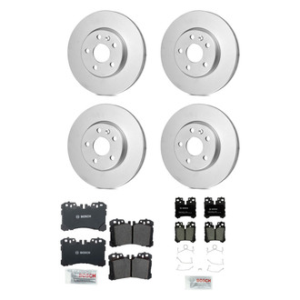 Bosch® - QuietCast™ Premium Front and Rear Brake Kit with Ceramic Pads