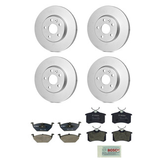 Bosch® - QuietCast™ Premium Front and Rear Brake Kit with Organic Pads