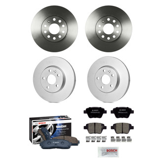Bosch® - QuietCast™ Premium Front and Rear Brake Kit with Ceramic Pads