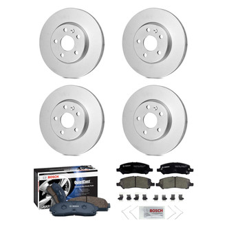 Bosch® - QuietCast™ Premium Front and Rear Brake Kit with Ceramic Pads