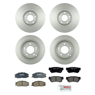 Bosch® - QuietCast™ Premium Front and Rear Brake Kit with Ceramic Pads