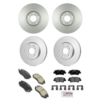 Bosch® - QuietCast™ Premium Front and Rear Brake Kit with Ceramic Pads