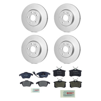Bosch® - QuietCast™ Premium Front and Rear Brake Kit with Organic Pads
