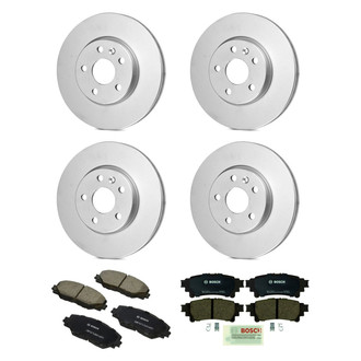 Bosch® - QuietCast™ Premium Front and Rear Brake Kit with Ceramic Pads