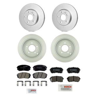 Bosch® - QuietCast™ Premium Front and Rear Brake Kit with Ceramic Pads