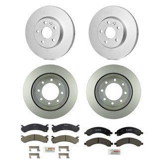 Bosch® - QuietCast™ Premium Front and Rear Brake Kit with Ceramic Pads