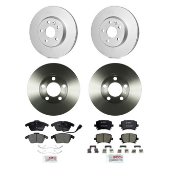 Bosch® - QuietCast™ Premium Front and Rear Brake Kit with Ceramic Pads