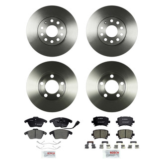 Bosch® - QuietCast™ Premium Front and Rear Brake Kit with Ceramic Pads
