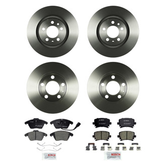 Bosch® - QuietCast™ Premium Front and Rear Brake Kit with Ceramic Pads