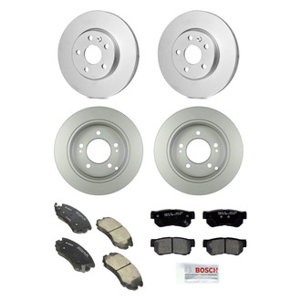 Bosch® - QuietCast™ Premium Front and Rear Brake Kit with Ceramic Pads
