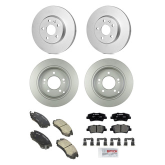 Bosch® - QuietCast™ Premium Front and Rear Brake Kit with Ceramic Pads