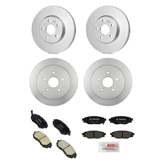 Bosch® - QuietCast™ Premium Front and Rear Brake Kit with Ceramic Pads