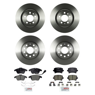 Bosch® - QuietCast™ Premium Front and Rear Brake Kit with Ceramic Pads