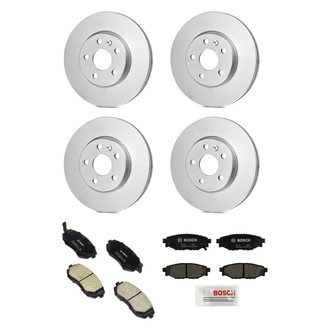 Bosch® - QuietCast™ Premium Front and Rear Brake Kit with Ceramic Pads