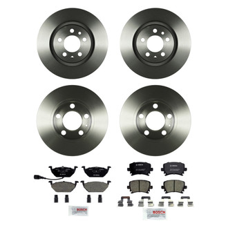 Bosch® - QuietCast™ Premium Front and Rear Brake Kit with Ceramic Pads