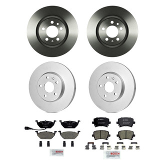 Bosch® - QuietCast™ Premium Front and Rear Brake Kit with Ceramic Pads