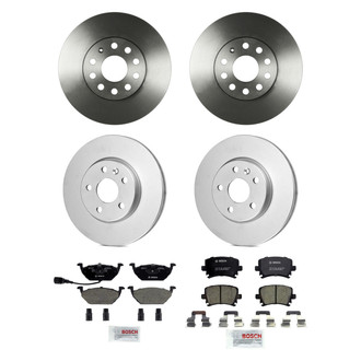 Bosch® - QuietCast™ Premium Front and Rear Brake Kit with Ceramic Pads