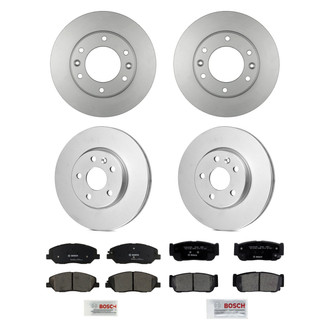 Bosch® - QuietCast™ Premium Front and Rear Brake Kit with Ceramic Pads