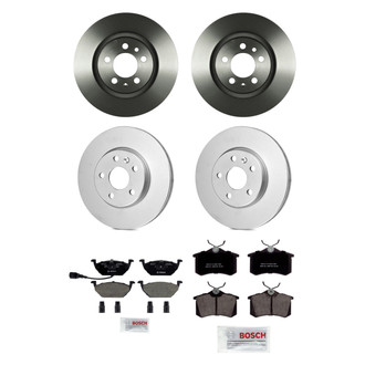 Bosch® - QuietCast™ Premium Front and Rear Brake Kit with Ceramic Pads