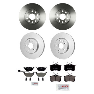 Bosch® - QuietCast™ Premium Front and Rear Brake Kit with Ceramic Pads