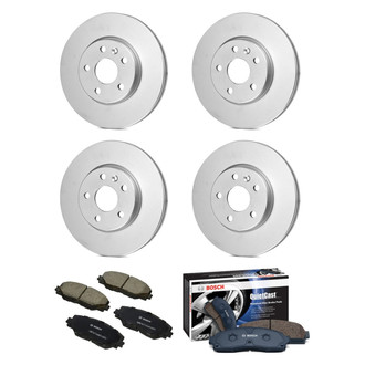 Bosch® - QuietCast™ Premium Front and Rear Brake Kit with Ceramic Pads
