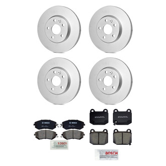 Bosch® - QuietCast™ Premium Front and Rear Brake Kit with Ceramic Pads