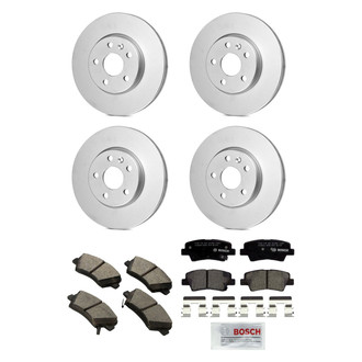 Bosch® - QuietCast™ Premium Front and Rear Brake Kit with Ceramic Pads