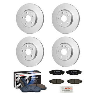 Bosch® - QuietCast™ Premium Front and Rear Brake Kit with Ceramic Pads