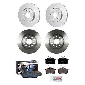 Bosch® - QuietCast™ Premium Front and Rear Brake Kit with Ceramic Pads