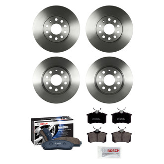 Bosch® - QuietCast™ Premium Front and Rear Brake Kit with Ceramic Pads