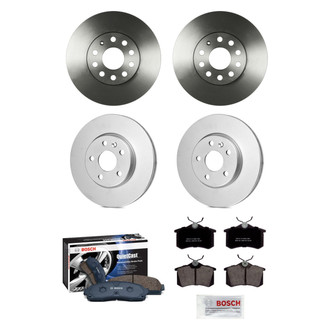 Bosch® - QuietCast™ Premium Front and Rear Brake Kit with Ceramic Pads