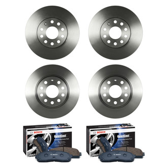 Bosch® - QuietCast™ Premium Front and Rear Brake Kit with Ceramic Pads