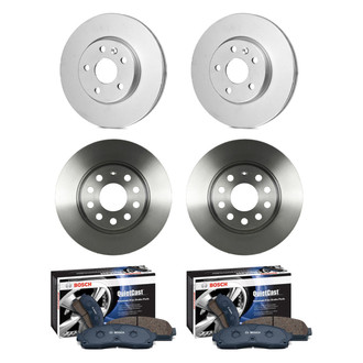 Bosch® - QuietCast™ Premium Front and Rear Brake Kit with Ceramic Pads