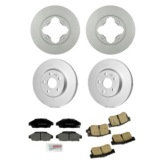 Bosch® - QuietCast™ Premium Front and Rear Brake Kit with Ceramic Pads