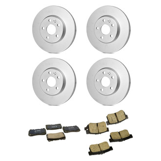 Bosch® - QuietCast™ Premium Front and Rear Brake Kit with Ceramic Pads