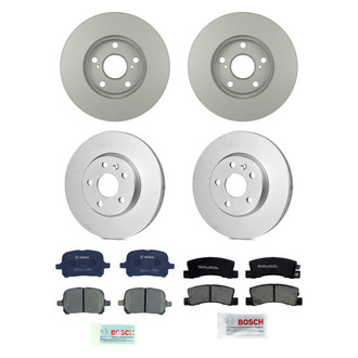 Bosch® - QuietCast™ Premium Front and Rear Brake Kit with Ceramic Pads